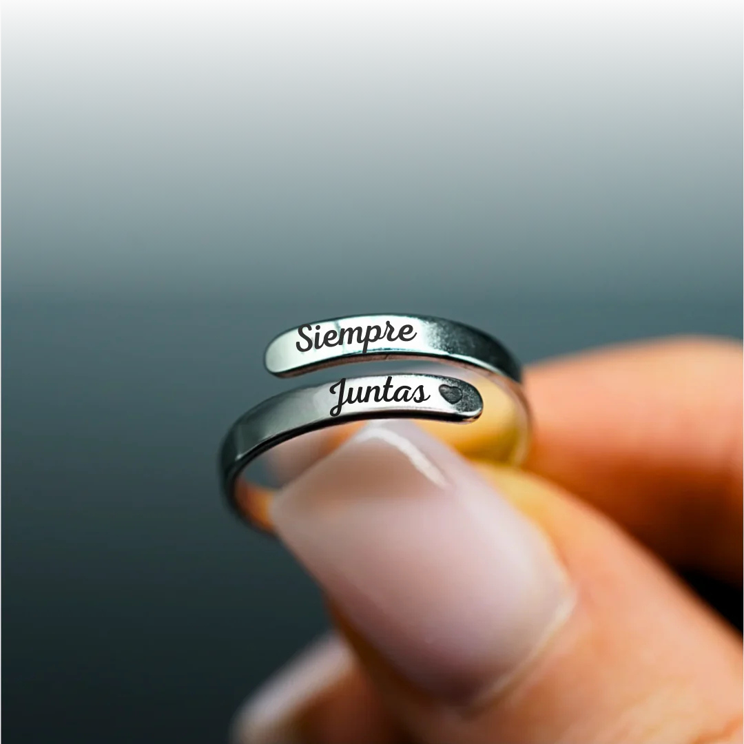 1+1 GRATIS Anillo Siempre Juntas + Tarjeta Personalizada